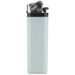 BRIQUET ATOMIC PIERRE JETABLE OPAQUE BLANC 50/1000