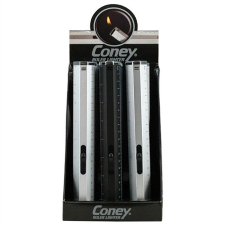 BRIQUET CONEY ALLUME TOUT A GAZ FORME REGLE COLORIS ASSORTIS 12/240