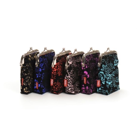 ETUI PAQUET CIGARETTES FORME PORTE MONNAIE DECOR FLORAL 12/240*