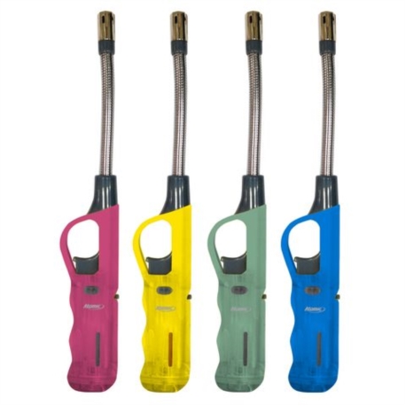 BRIQUET ATOMIC ALLUME TOUT A GAZ PIEZO DAVID GIVRES ASSORTIS 12/144