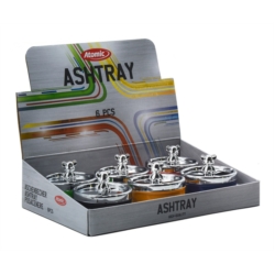Cendrier Atomic poussoir ourson Ø 9.5 cm assortis 6/72