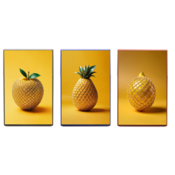 Boite étui paquet 20 cig 85mm plastique décors Fruits strass 12/240