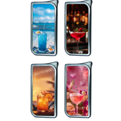 Briquet Atomic piézo décors Cocktails 13/260