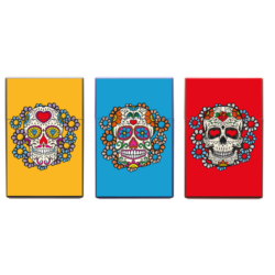 Boite étui paquet 20 cig 85mm plastique décors Catrina flow 12/240