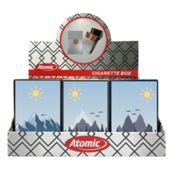 Boite paquet de 20 cigarettes décors Montagne relief 12/240