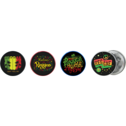 Mini broyeur tabac alu Ø 30 mm 2 parts décors Rasta