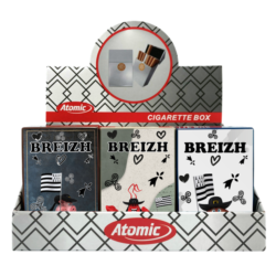 Boite paquet 20 cigarettes décors Breizh 12/240