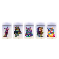 Briquet Atomic Jet Pod jet flamme blanc décors Catrina