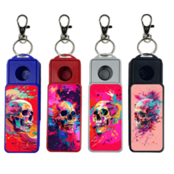 24 CendriClop le cendrier portable 100% recyclable décors Skull paint