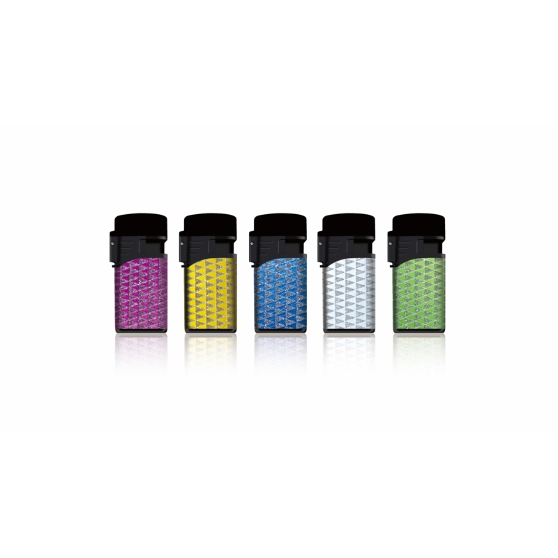 Briquet Atomic jet flamme Cobra décors Glitter 25/500