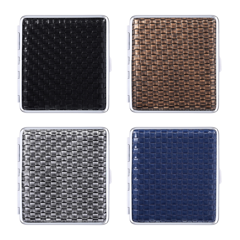 Etui pour cigarettes en métal décors Tressé 6/120