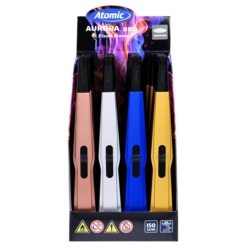 Briquet Atomic allume tout piézo 21 cm Aurora assortis 20/400