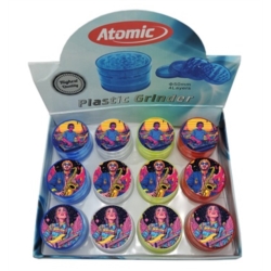 Broyeur à tabac plastique 50mm 4 parts décors Music psychedelic12/240