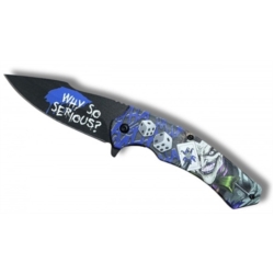 Couteau Joker bleu ouverture assistée