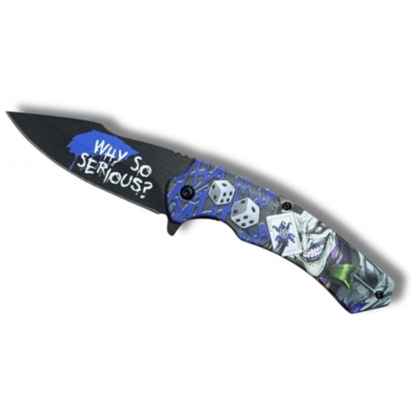 Couteau Joker bleu ouverture assistée