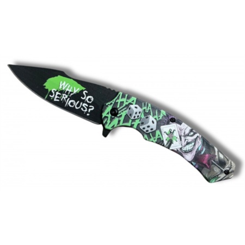 Couteau Joker vert ouverture assistée
