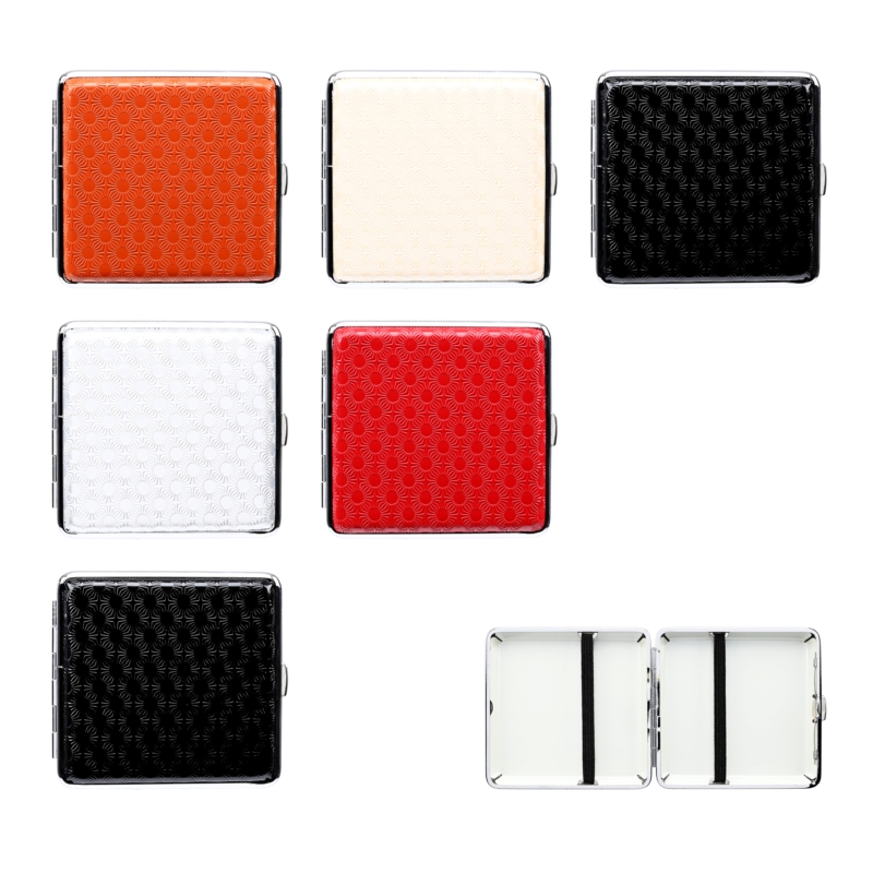 Etui pour cigarettes en métal Sunflower coloris assortis 6/120