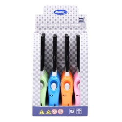 Briquet Atomic allume tout piézo 26 cm Trendy assortis 16/192