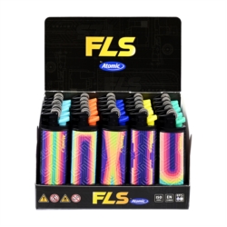 Briquet pierre FLS jetable décors Arc en Ciel assortis 25/1000