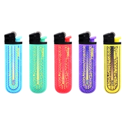 Briquet pierre FLS jetable décors Indien assortis 25/1000