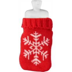 Chaufferette de poche dans housse tricot rouge 12 cm 1/30