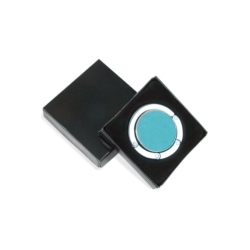 Porte sac pliable en métal pastille simili Ø 3.3 cm 1/100