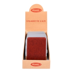 Etui pour cigarettes 100s métal coloris métallisés - 6/120
