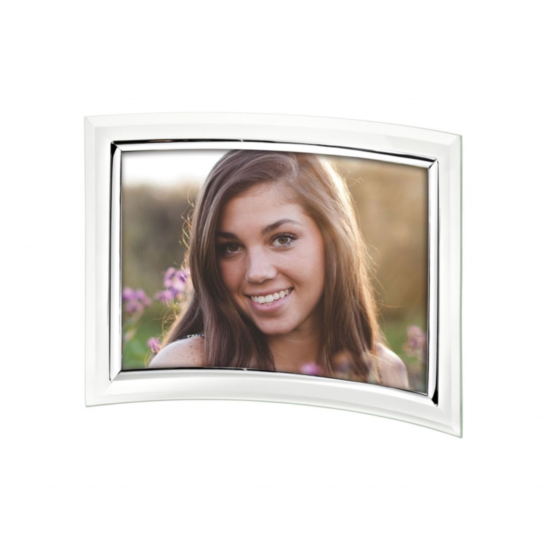 Cadre photo en verre concave 90x130 mm