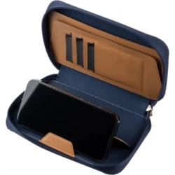 Pochette de voyage RPET zippé avec support mobile  20x13x3.5 cm 1/40