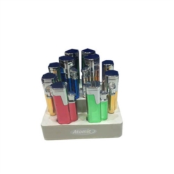 BRIQUET ATOMIC TRIPLE JETFLAMME PARIS METALLISE ASSORTIS 12/240