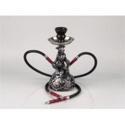 NARGUILE 32 CM 2 TUBES PIRATE 1/24