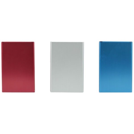 ETUI PAQUET CIGARETTES ALU PULL DOWN 4 COLORIS 12/240*