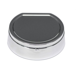 CENDRIER ROND CHROME POLI SMOKE FREE 6/60