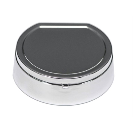 CENDRIER ROND CHROME POLI SMOKE FREE 6/60