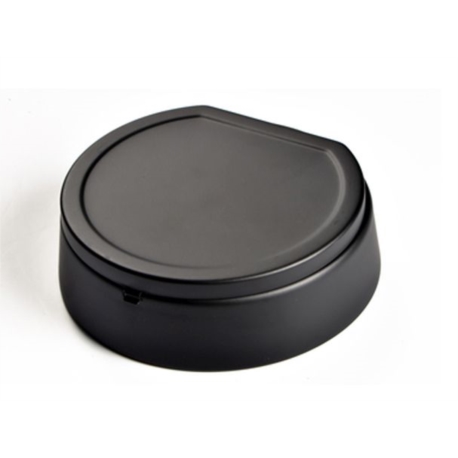 CENDRIER ROND NOIR MAT SMOKE FREE 6/60