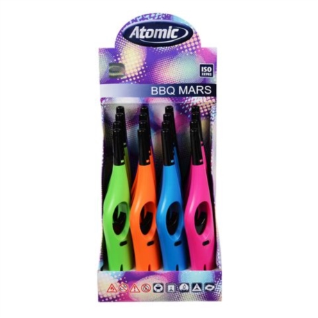 BRIQUET ALLUME TOUT A GAZ ATOMIC MARS 6 COULEURS 12/144