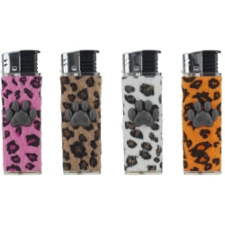 BRIQUET ATOMIC PIEZO TOUCHE FOURRURE AVEC PATTE ANIMAL 40/800*