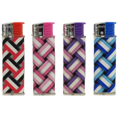 BRIQUET ATOMIC PIEZO FASHION DECORS RAFIA 40/800*