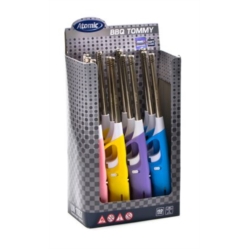 BRIQUET ATOMIC ALLUME TOUT A GAZ PIEZO TOMMY COLORIS ASSORTIS 12/144