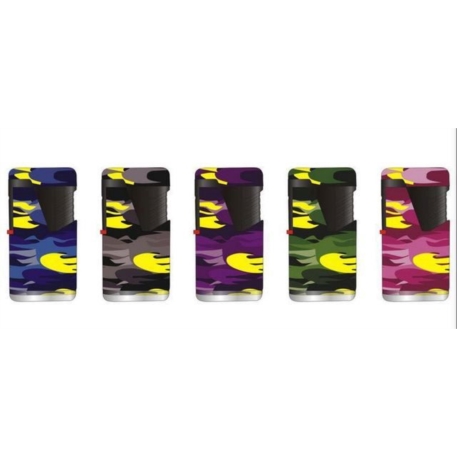 BRIQUET ATOMIC DOUBLE JET FLAMME CAMOUFLAGE ASSORTIS 25/500