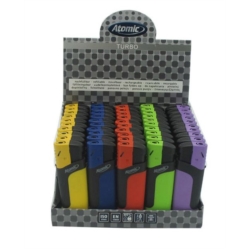BRIQUET ATOMIC PIERRE TURBO FLAMME ROUGE ASSORTIS OPAQUES 50/1000