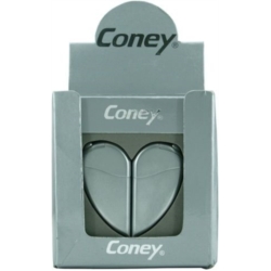 BRIQUET CONEY COEUR 2 PIECES PERLE CHROME 6/120*