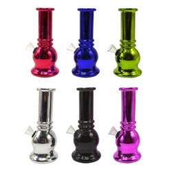 Pipe à eau en verre 15 cm Ø 30 mm métallisées 12/72