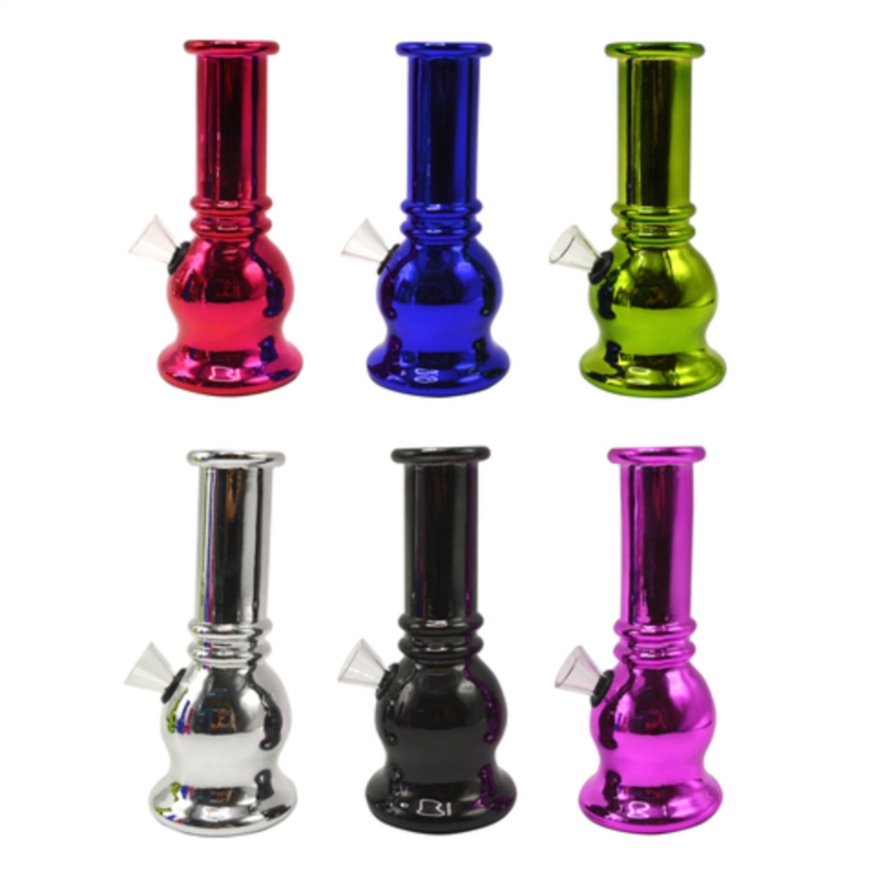 Pipe à eau en verre 15 cm Ø 30 mm métallisées 12/72