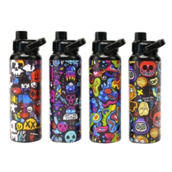 Briquet jet flamme rechargeable Psychedelic 12/144