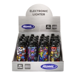 Briquet jet flamme rechargeable Psychedelic 12/144