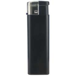 BRIQUET ATOMIC FLAT ELECTRONIQUE RECHARGEABLE OPAQUE NOIR 50/1000