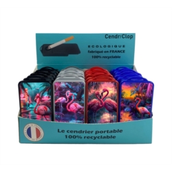 24 CendriClop le cendrier portable 100% recyclable décors Flamands ro