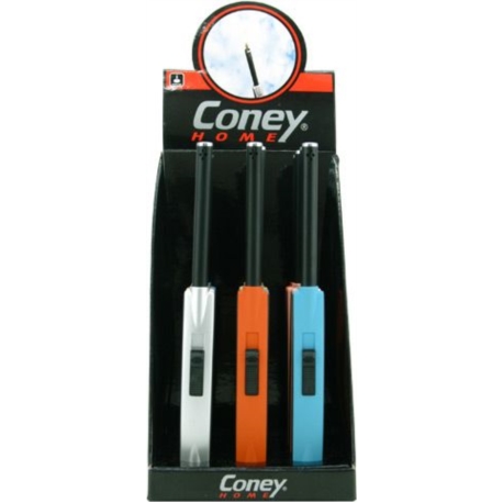 BRIQUET CONEY ALLUME TOUT A GAZ LUNAR ASSORTIS VIFS 12/120*