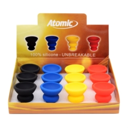 TOP POUR NARGUILE EN SILICONE 4 COLORIS ASSORTIS 12/240